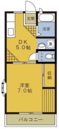 フラットビトリエの物件間取画像